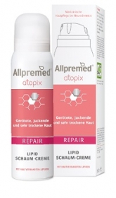 Allpremed atopix Lipid Schaum-Creme REPAIR zur Therapie-begleitenden Basispflege bei Neurodermitis Gerötete und juckende Haut